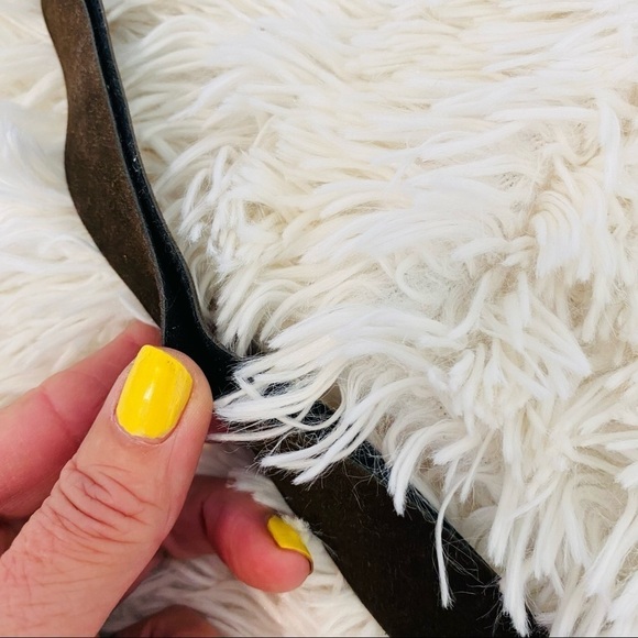 Brown Microsuede Turquoise Beads Fringe Tie Belt Adjustable Sizing 47” total - Picture 11 of 12